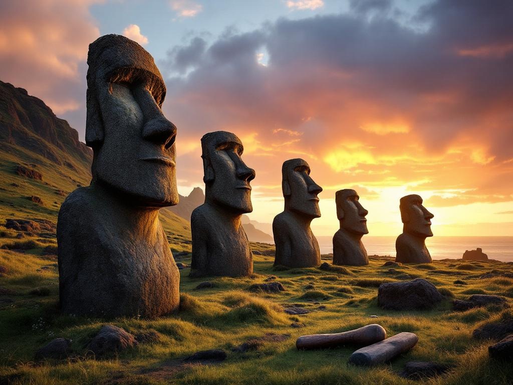 Discovering the Moai Statues on Easter Island